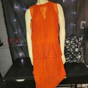Tangerine Nicole Miller Dress